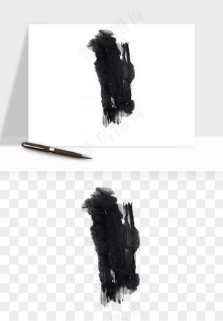 墨迹水墨圆圈圆环边框