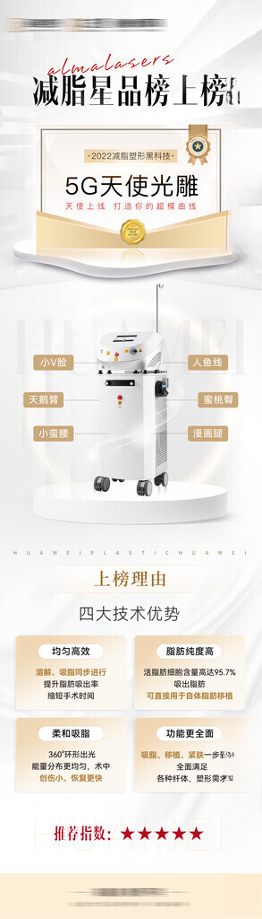医美海报医美展板瘦身海报