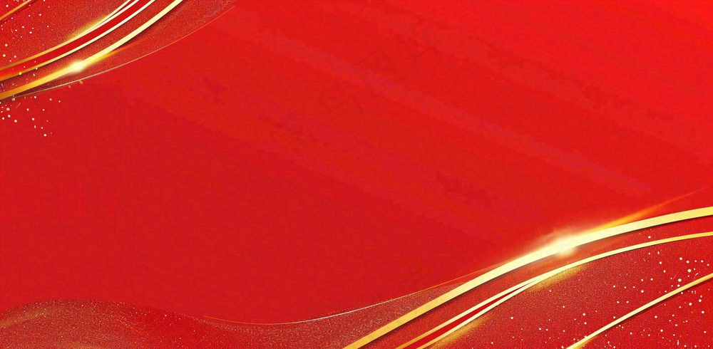 红色金光闪耀亮片线性喜庆元旦背景