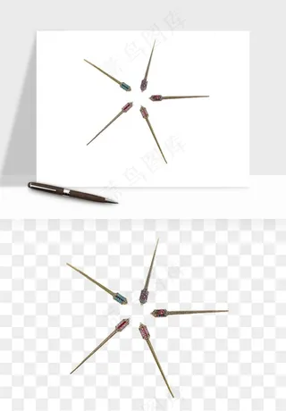 古风发簪头饰配饰png免抠