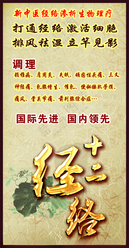 十二经络通经络广告设计