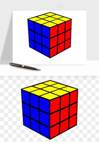 游戏魔方玩具png免抠