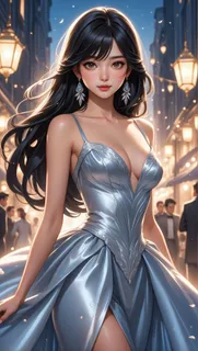 动漫美女插画图片