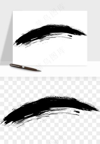 墨迹水墨圆圈圆环边框