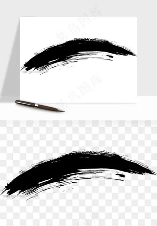 墨迹水墨圆圈圆环边框