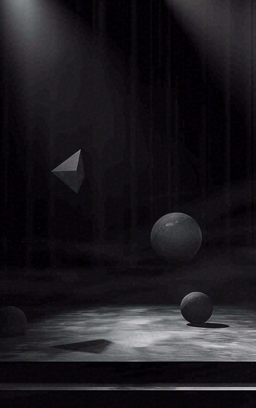 数码科技线光几何背景