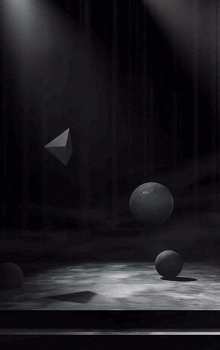 数码科技线光几何背景