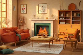 家装家居设计简约风室内装修摄影图