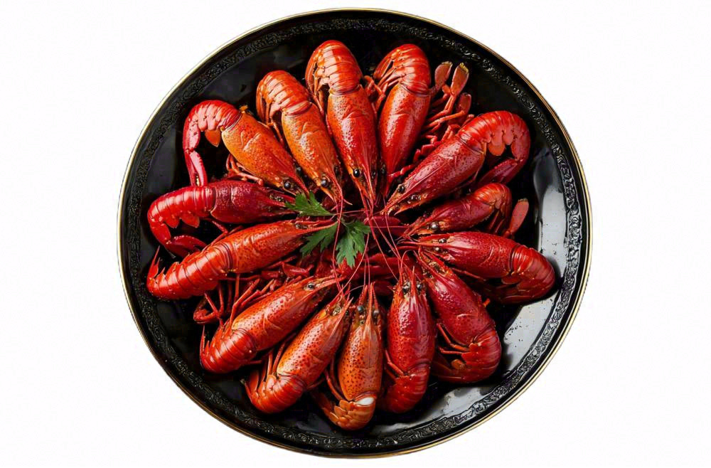 小龙虾食物免抠