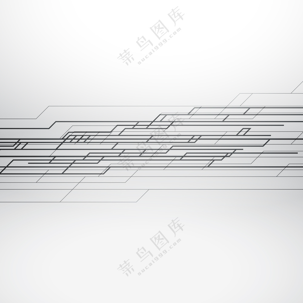 线条设计-海报背景-科技感-矢量图33