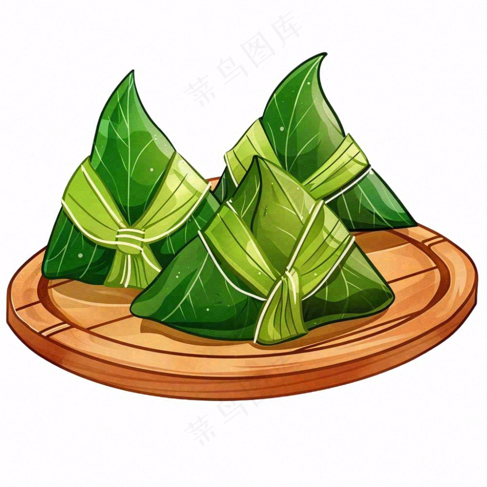 端午节粽子美食插画免抠