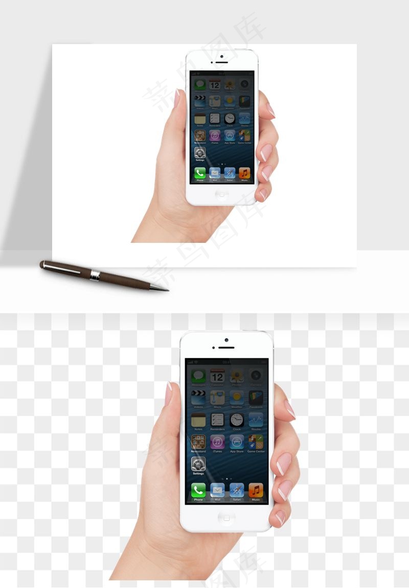 手拿手机素材png免抠