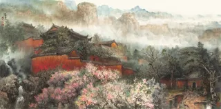 鸿运当头喷绘原图