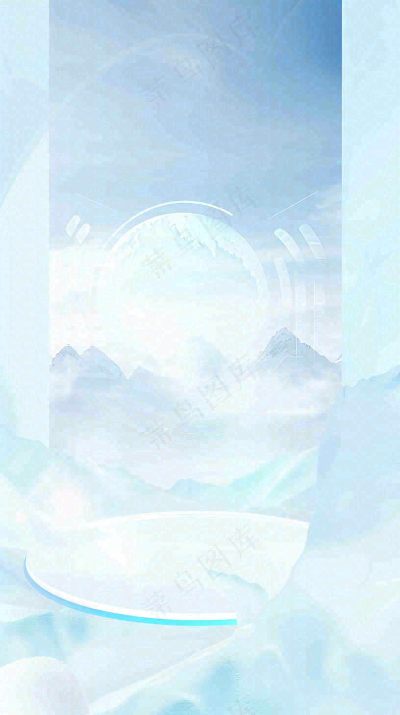 医生医疗健康人物介绍背景