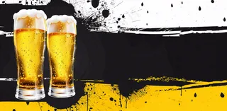 饮品啤酒饮料背景