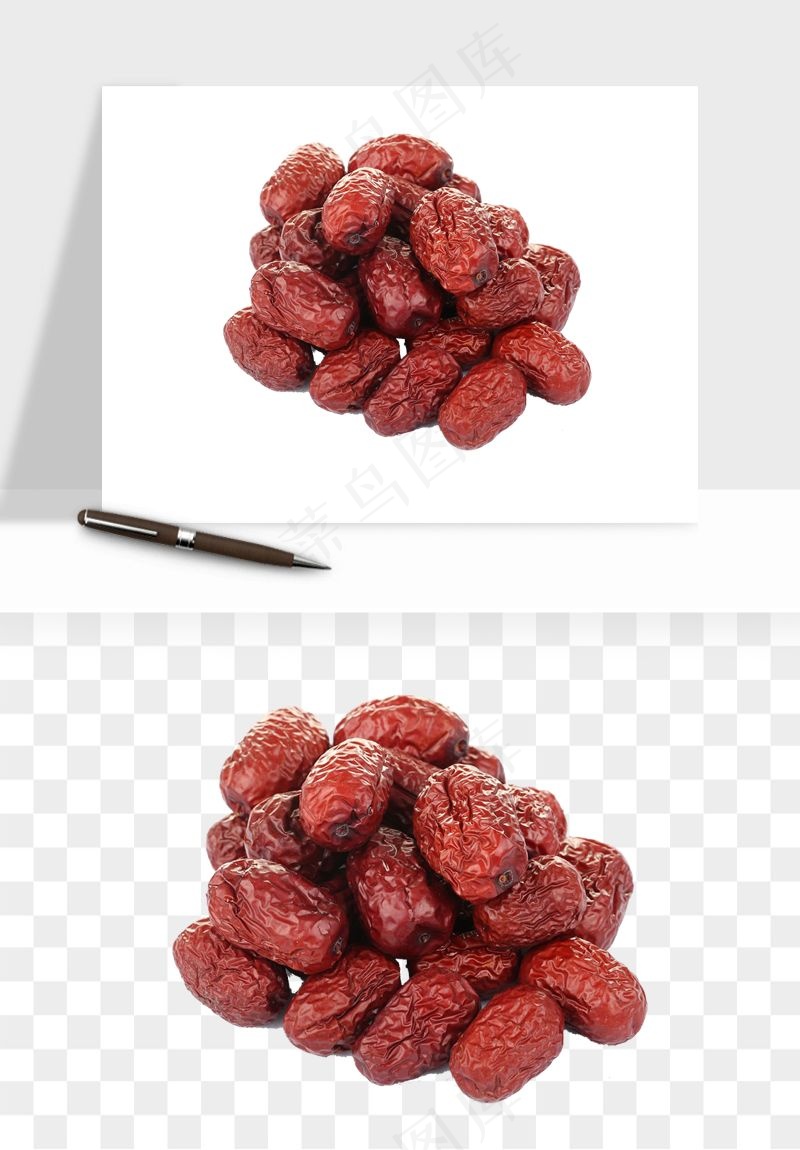 红枣大枣png免抠