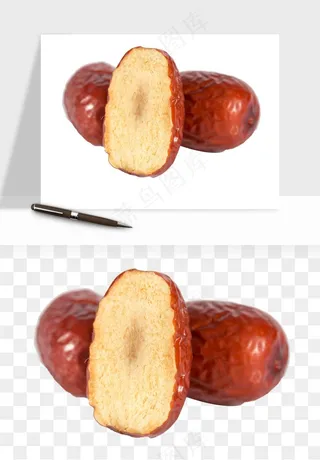 红枣大枣png免抠