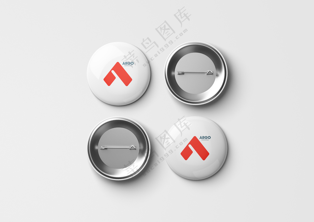 金属徽章胸章胸牌logo吧唧文创样机-2