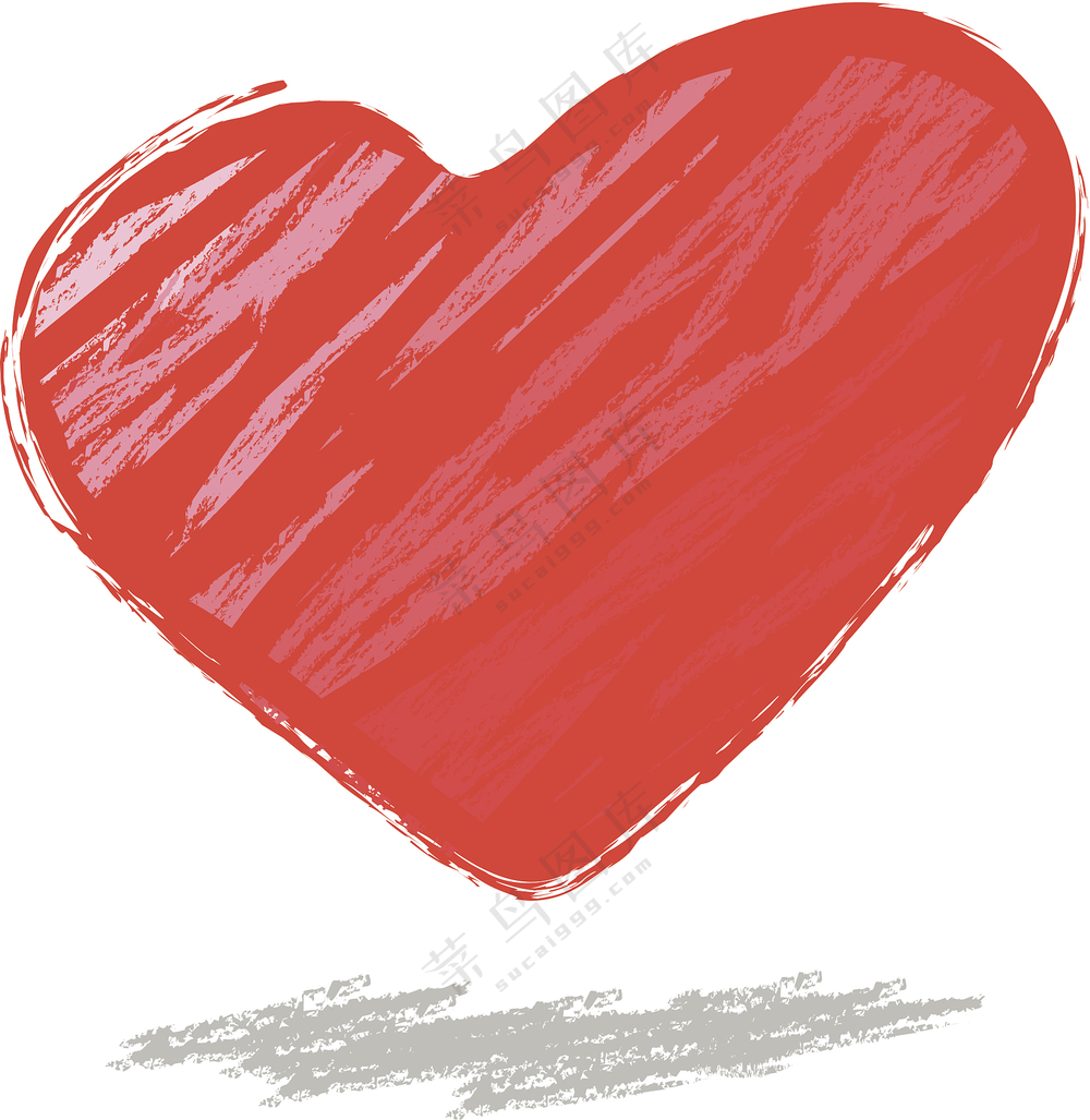 红色爱心图