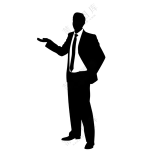 商务人物剪影
