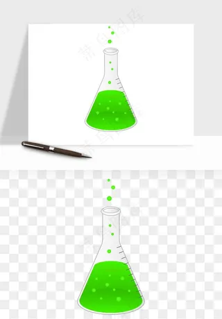 卡通化学实验设备器材png免抠图