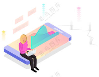 互联网数据分析信息图标素材 (4)