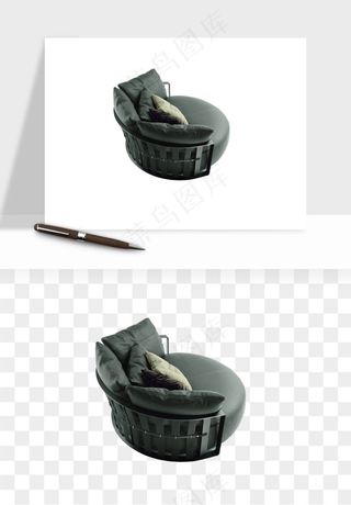 现代沙发家具png免抠