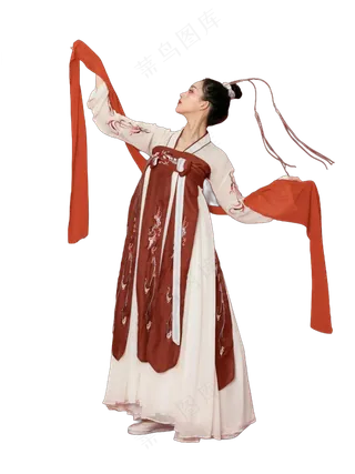 png免抠古装舞蹈人物
