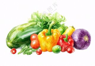 蔬菜生鲜插画免抠