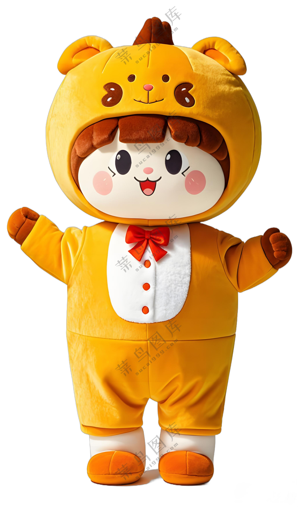 免抠玩偶吉祥物推销人物