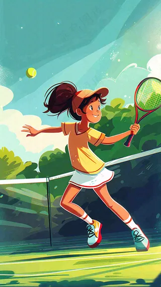 网球运动培训背景