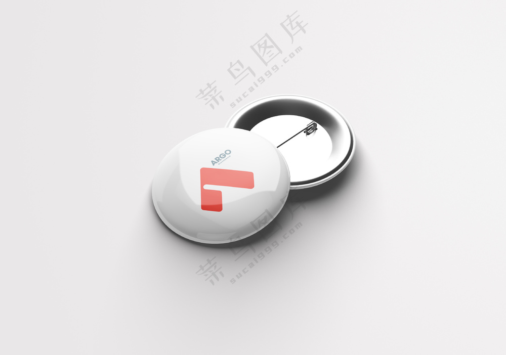 金属徽章胸章胸牌logo吧唧文创样机-6