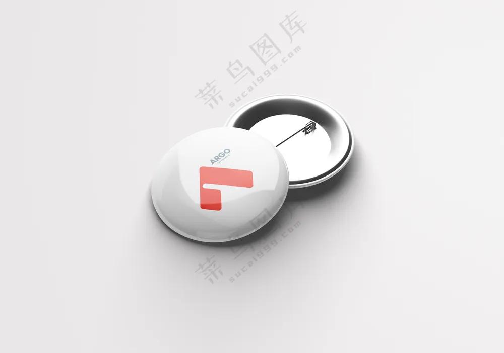 金属徽章胸章胸牌logo吧唧文创样机-6