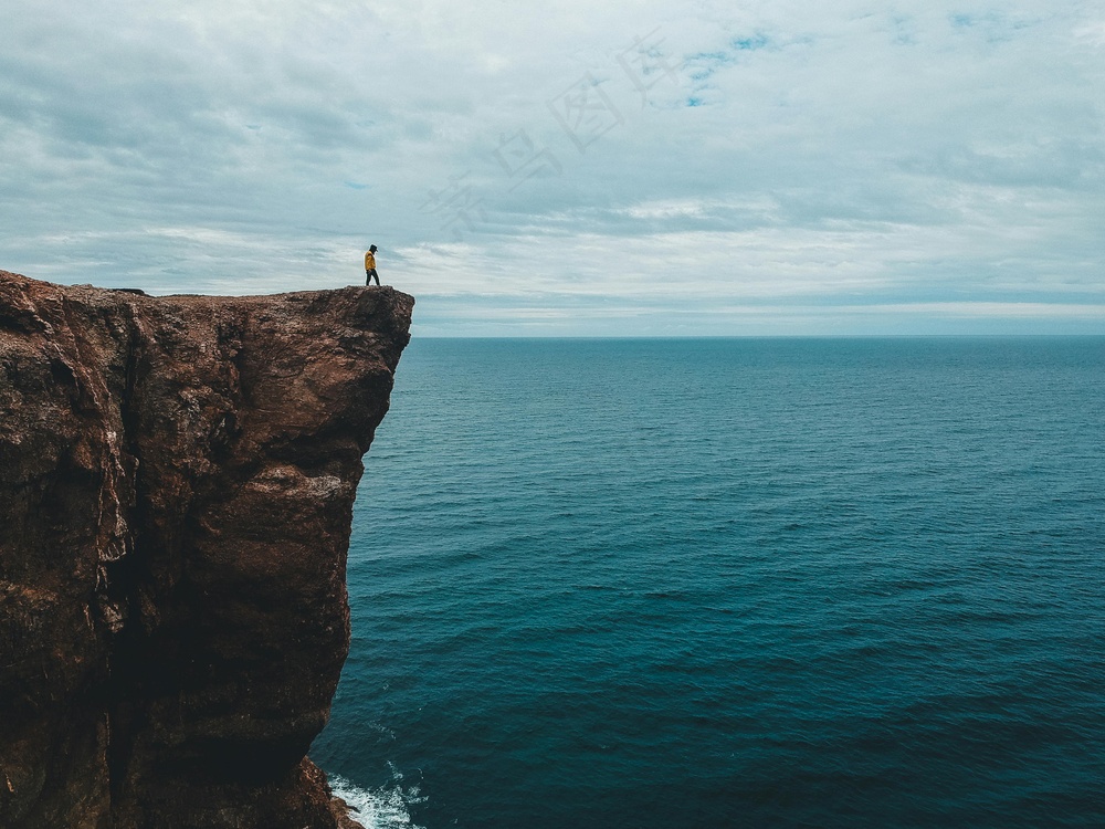 独赏海景·静谧风格·蓝黄调·纪念摄影
