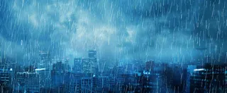 暴雨预警暴雪预警通知公告背景