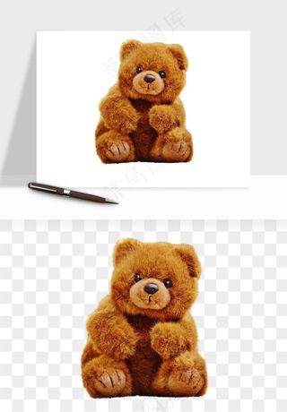 泰迪熊玩具熊png免抠