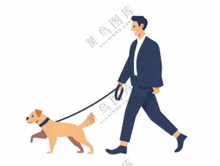 宠物文明养狗遛狗免抠