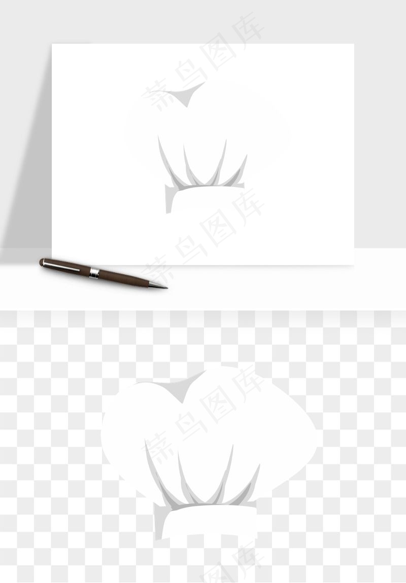 卡通厨师帽子png免抠