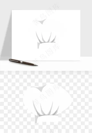 卡通厨师帽子png免抠