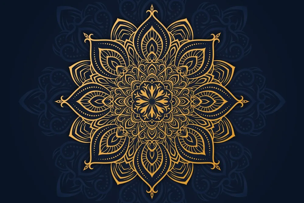 金色复古欧式花纹