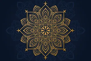 金色复古欧式花纹