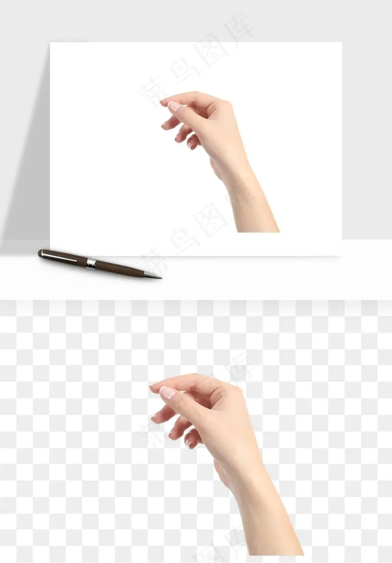 手势手部动作手指png免抠