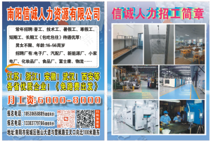 信诚人力  彩页 A4双面