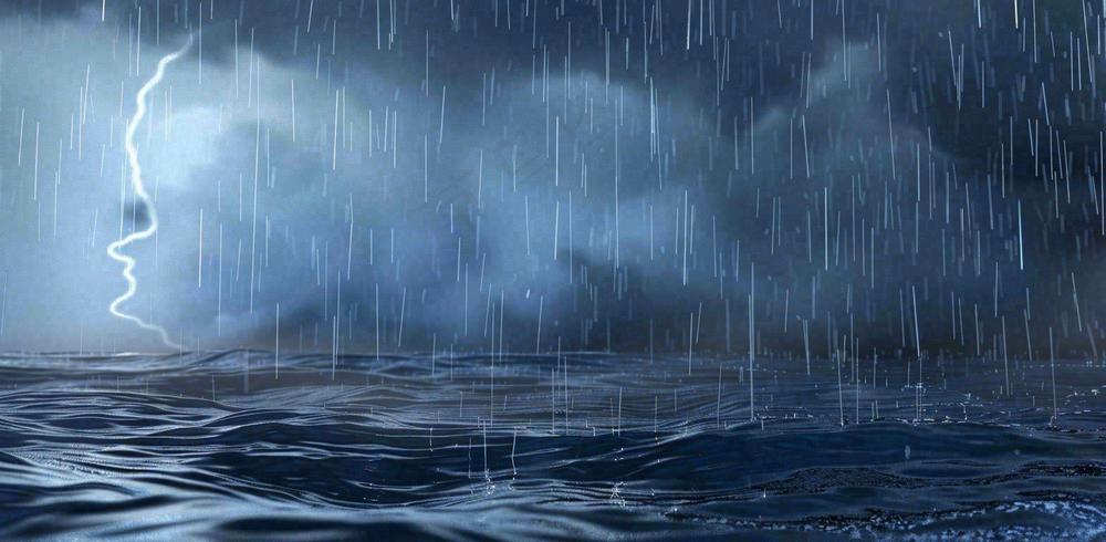 暴雨天气预警摄影图