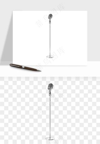 话筒直播麦克风png免抠