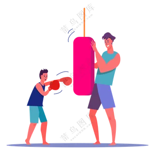 运动的卡通人 (2)