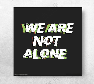 字母 卡通 动画 英文 数字线条潮牌花型海报