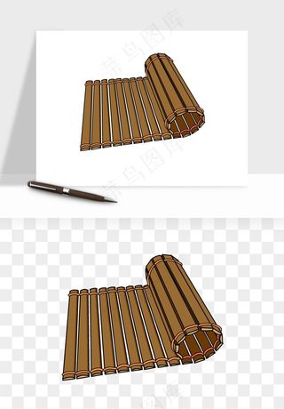 古风竹简卷轴书籍png免抠