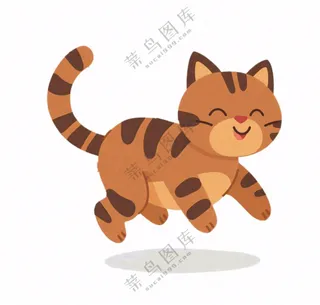 萌宠宠物卡通小猫可爱免抠