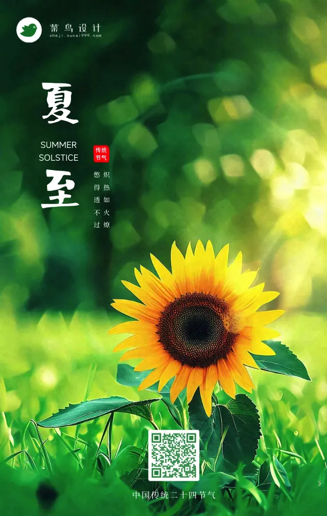 夏至手机海报
